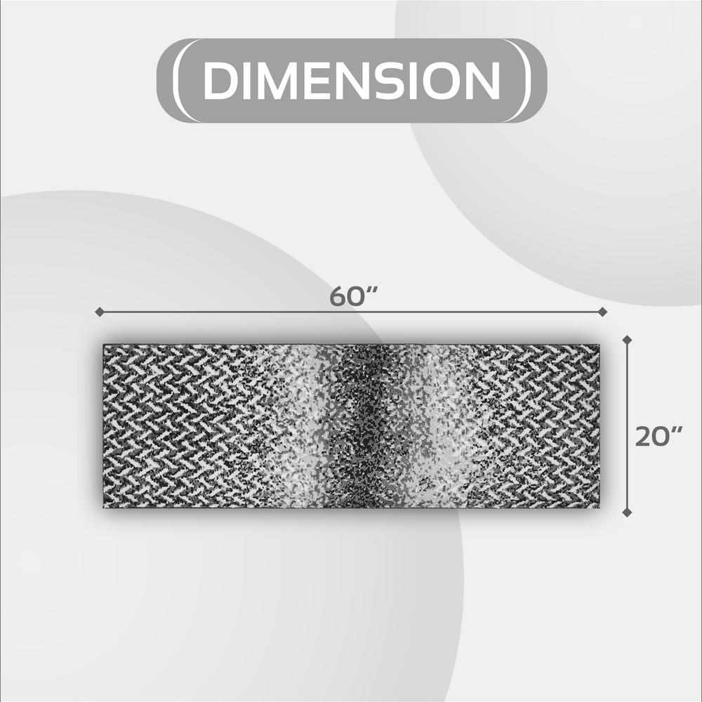 
                      
                        Casablanca Chevron Bath Rug - 100% Polyester, Knitted Weave with Gel Foam/Rubber Backing
                      
                    