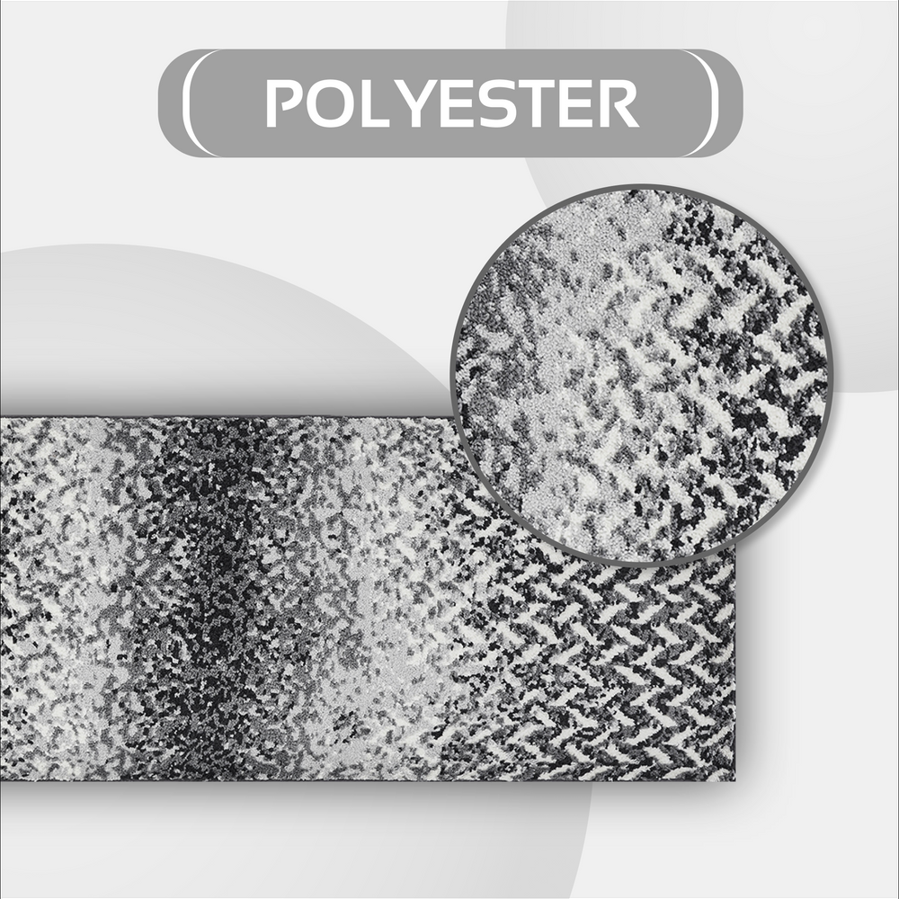 
                      
                        Casablanca Chevron Bath Rug - 100% Polyester, Knitted Weave with Gel Foam/Rubber Backing
                      
                    