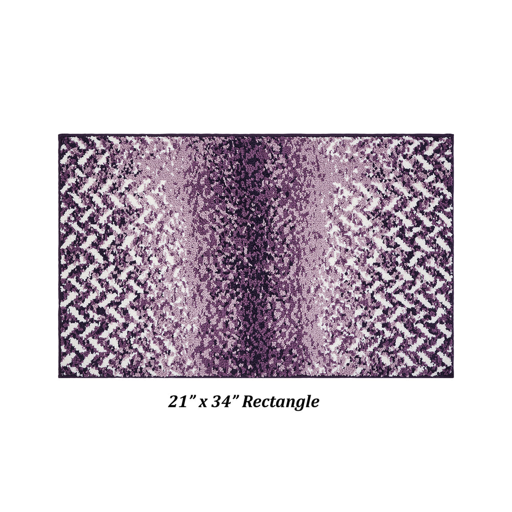 
                      
                        Better Trends Casablanca 100% Polyester Purple Bath Mat and Washable Bathroom Rugs, Rubber Backing Non Slip Bath Mat & Multi-Purpose Toilet Rug – 21x34 Bathroom Mat
                      
                    