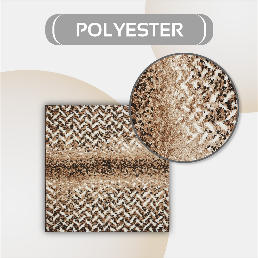 
                      
                        Casablanca Chevron Bath Rug - 100% Polyester, Knitted Weave with Gel Foam/Rubber Backing
                      
                    