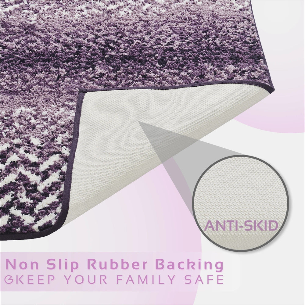 
                      
                        Casablanca Chevron Bath Rug - 100% Polyester, Knitted Weave with Gel Foam/Rubber Backing
                      
                    