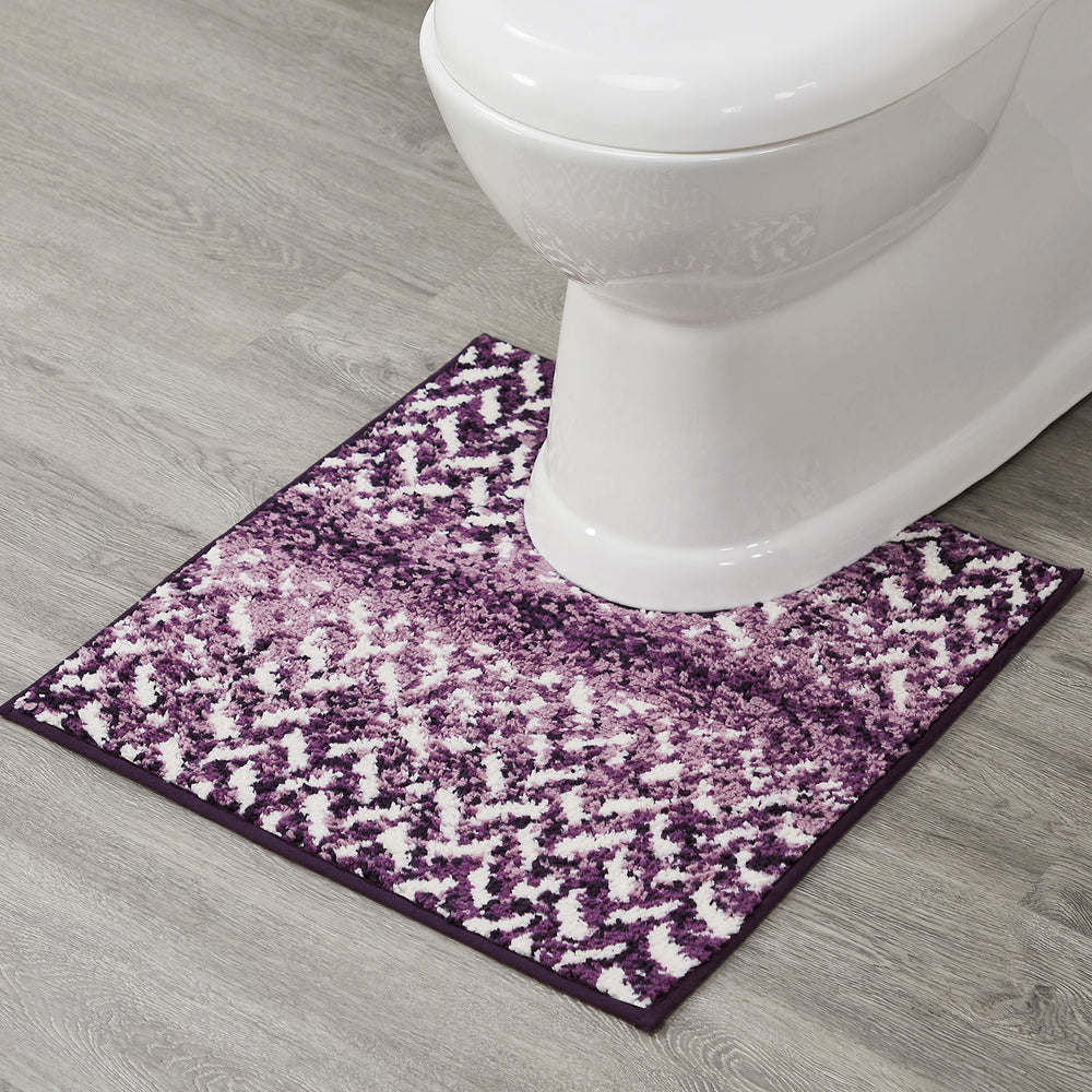 
                      
                        Better Trends Casablanca Bath Rug Collection 2 PC (17" x 24" | 20" x 20") in Purple
                      
                    