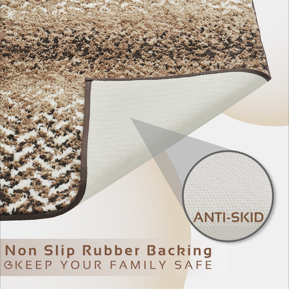 
                      
                        Casablanca Chevron Bath Rug - 100% Polyester, Knitted Weave with Gel Foam/Rubber Backing
                      
                    