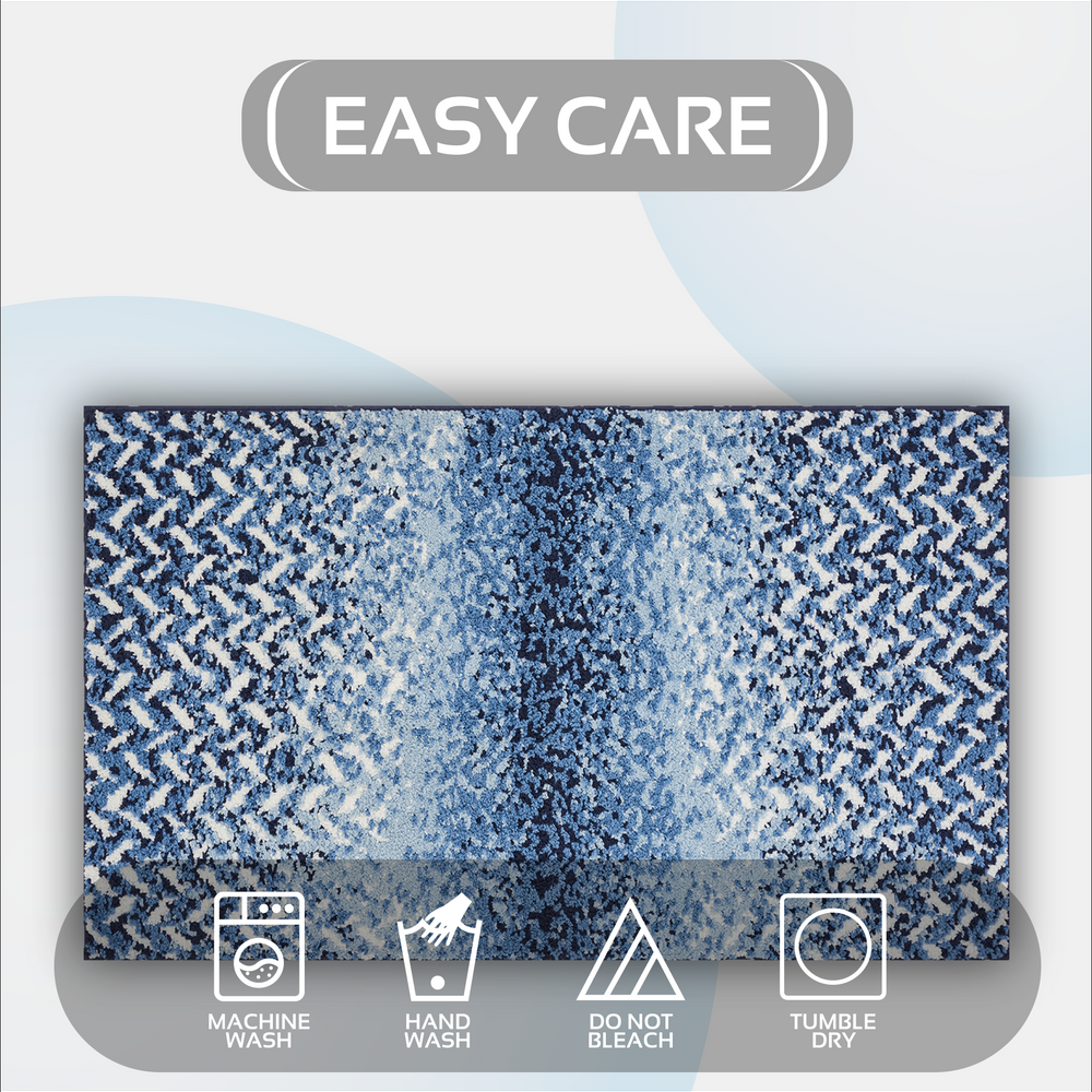 
                      
                        Casablanca Chevron Bath Rug - 100% Polyester, Knitted Weave with Gel Foam/Rubber Backing
                      
                    
