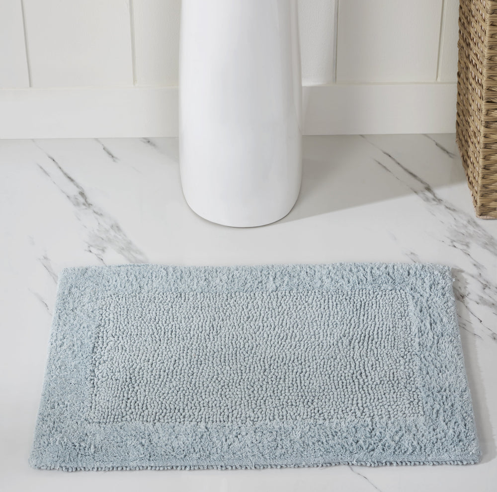 Edge 100% Cotton Ultra Soft & Absorbent Highly Absorbent Reversible Bathroom Rug