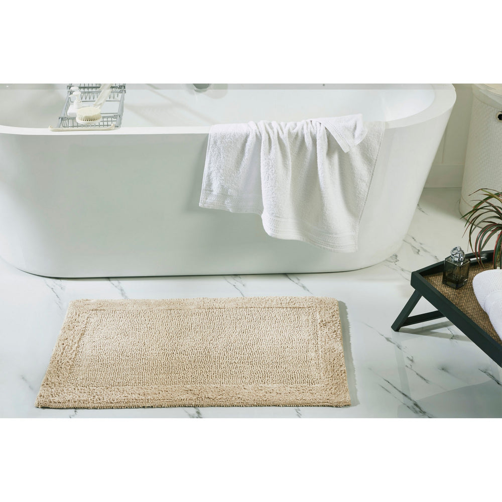 
                      
                        Edge 100% Cotton Ultra Soft & Absorbent Highly Absorbent Reversible Bathroom Rug
                      
                    