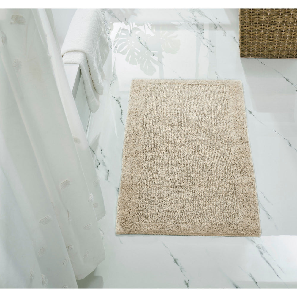 
                      
                        Edge 100% Cotton Ultra Soft & Absorbent Highly Absorbent Reversible Bathroom Rug
                      
                    