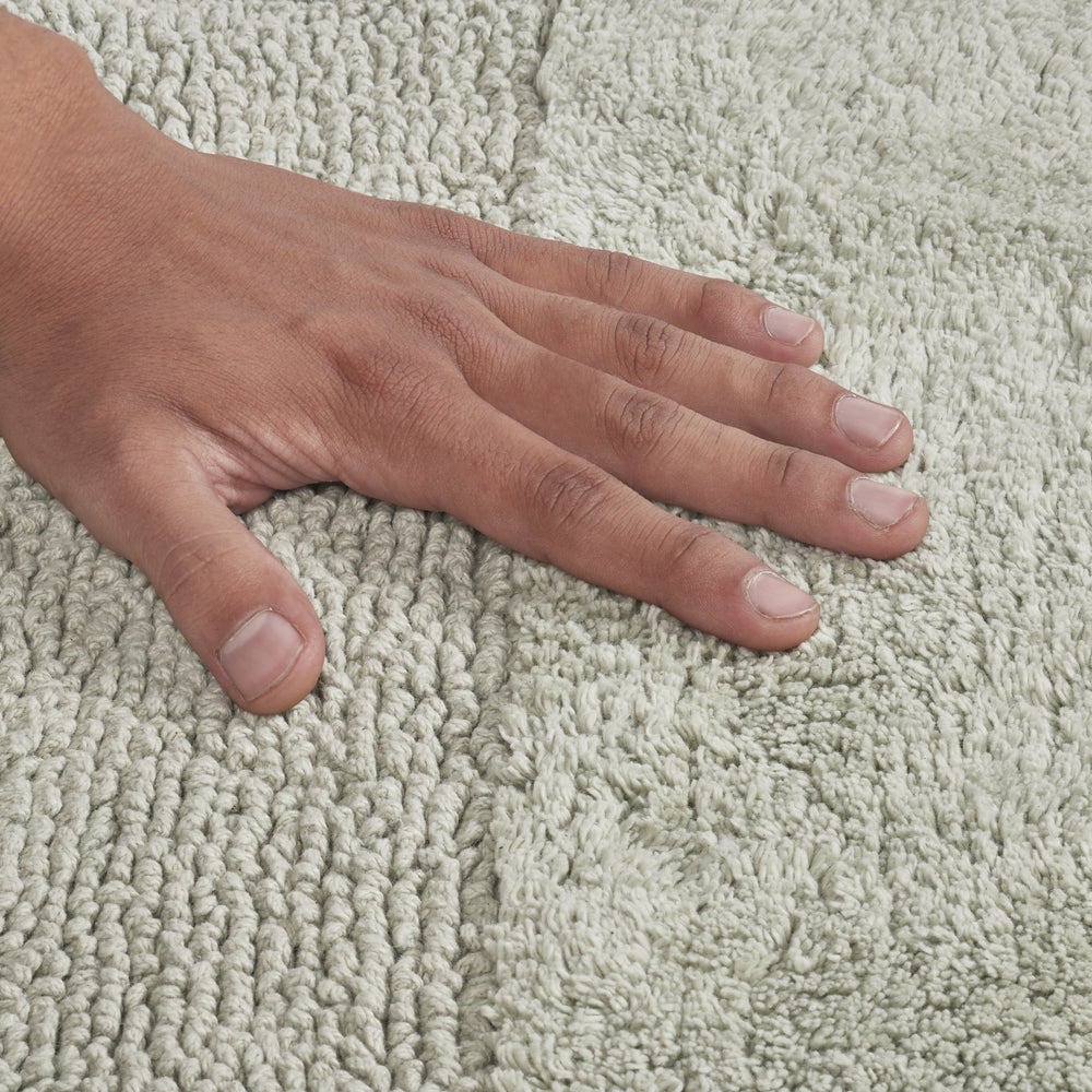 
                      
                        Granada Bathroom Rug 100% Cotton Non-Slip Washable Bath Mat
                      
                    