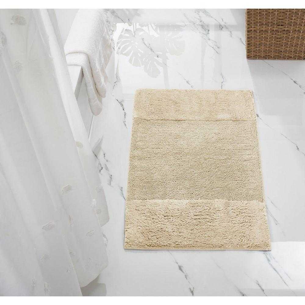 
                      
                        Granada Bathroom Rug 100% Cotton Non-Slip Washable Bath Mat
                      
                    