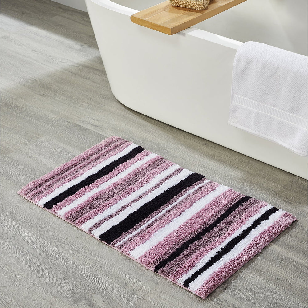 
                      
                        Griffie Durable Polyester with Non-Slip TPR Backing Tufted Design Bath Rug
                      
                    