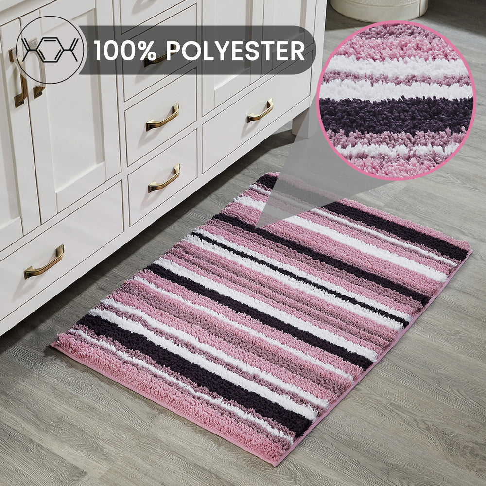 
                      
                        Griffie Durable Polyester with Non-Slip TPR Backing Tufted Design Bath Rug
                      
                    