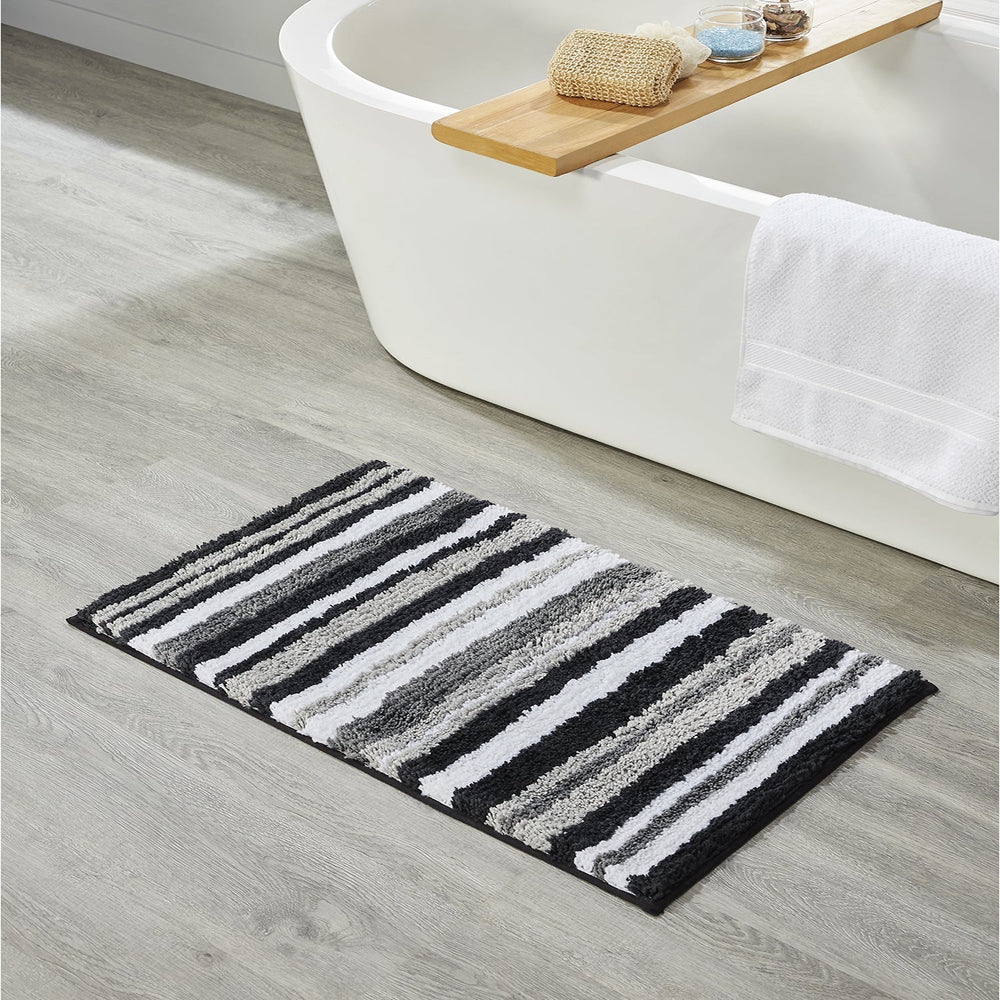 
                      
                        Griffie Durable Polyester with Non-Slip TPR Backing Tufted Design Bath Rug
                      
                    
