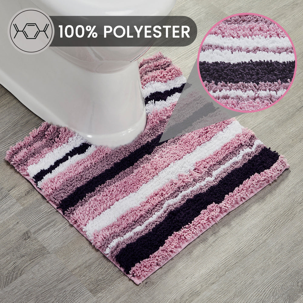 
                      
                        Griffie Durable Polyester with Non-Slip TPR Backing Tufted Design Bath Rug
                      
                    
