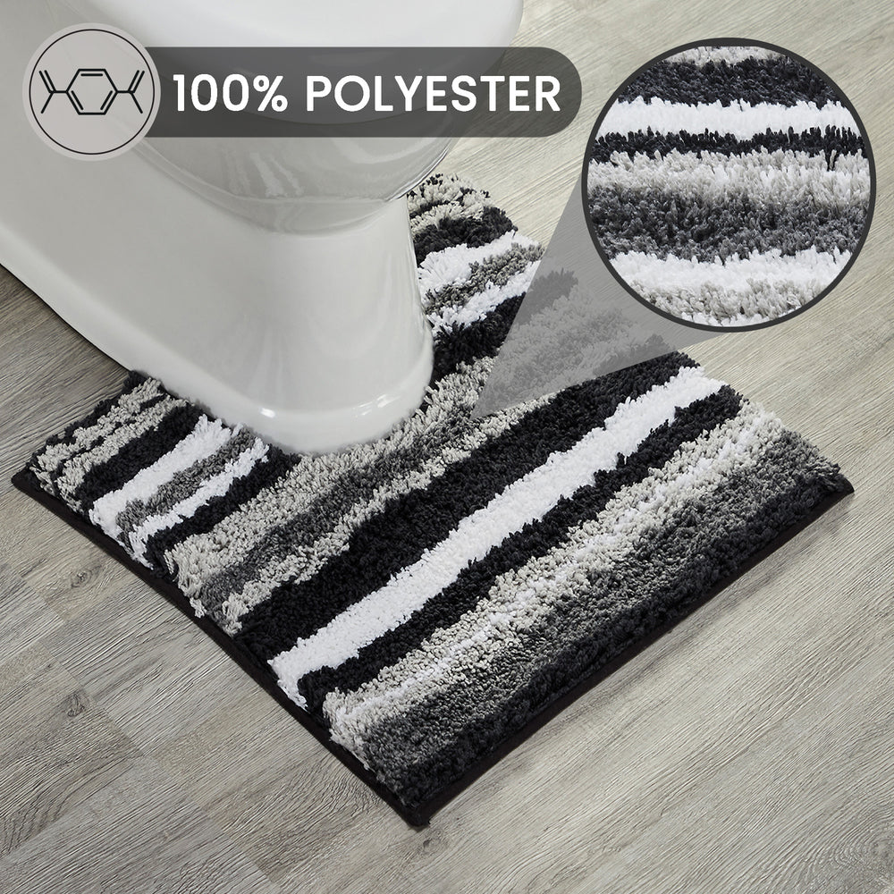 
                      
                        Griffie Durable Polyester with Non-Slip TPR Backing Tufted Design Bath Rug
                      
                    