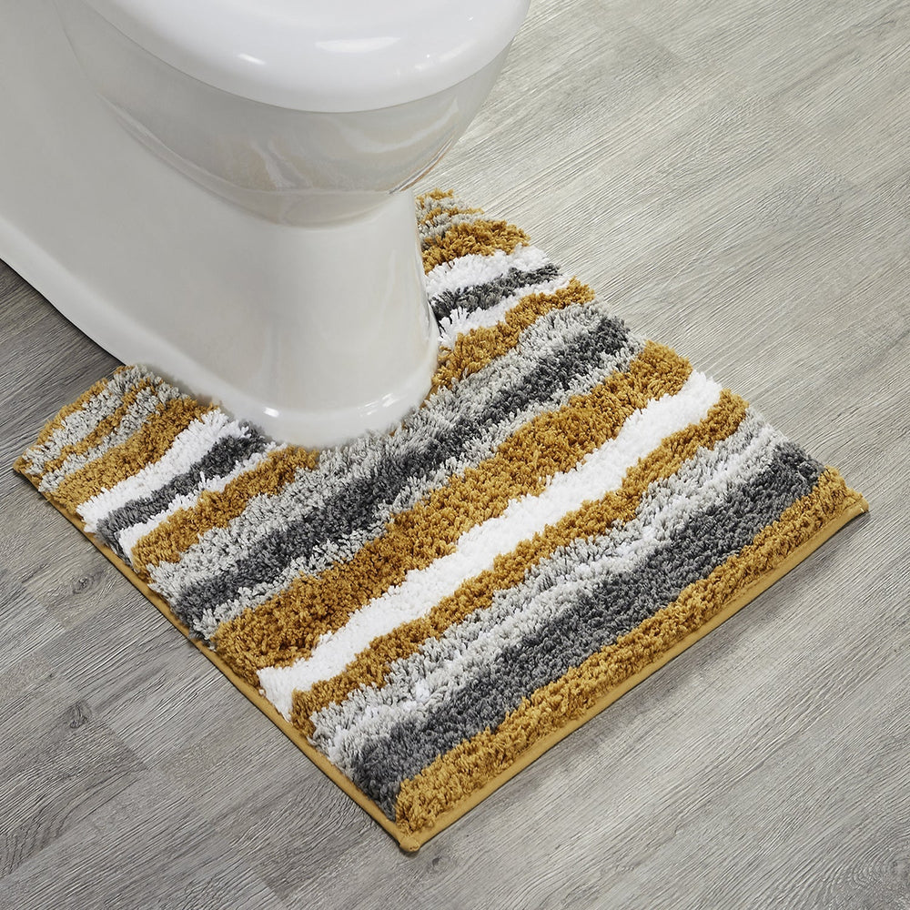
                      
                        Griffie Durable Polyester with Non-Slip TPR Backing Tufted Design Bath Rug
                      
                    