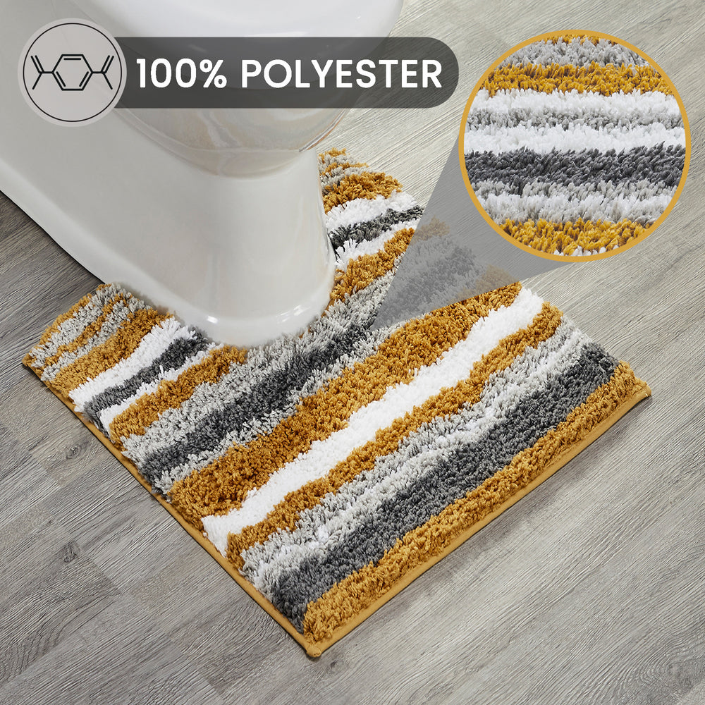 
                      
                        Griffie Durable Polyester with Non-Slip TPR Backing Tufted Design Bath Rug
                      
                    