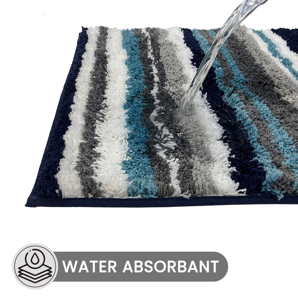 
                      
                        Griffie Durable Polyester with Non-Slip TPR Backing Tufted Design Bath Rug
                      
                    