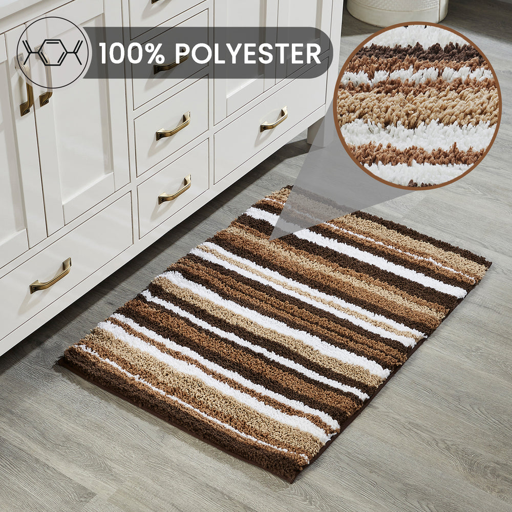 
                      
                        Griffie Durable Polyester with Non-Slip TPR Backing Tufted Design Bath Rug
                      
                    