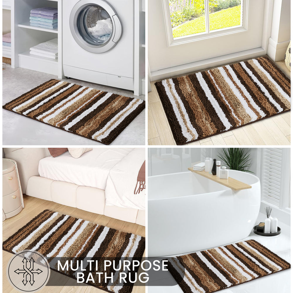 
                      
                        Griffie Durable Polyester with Non-Slip TPR Backing Tufted Design Bath Rug
                      
                    