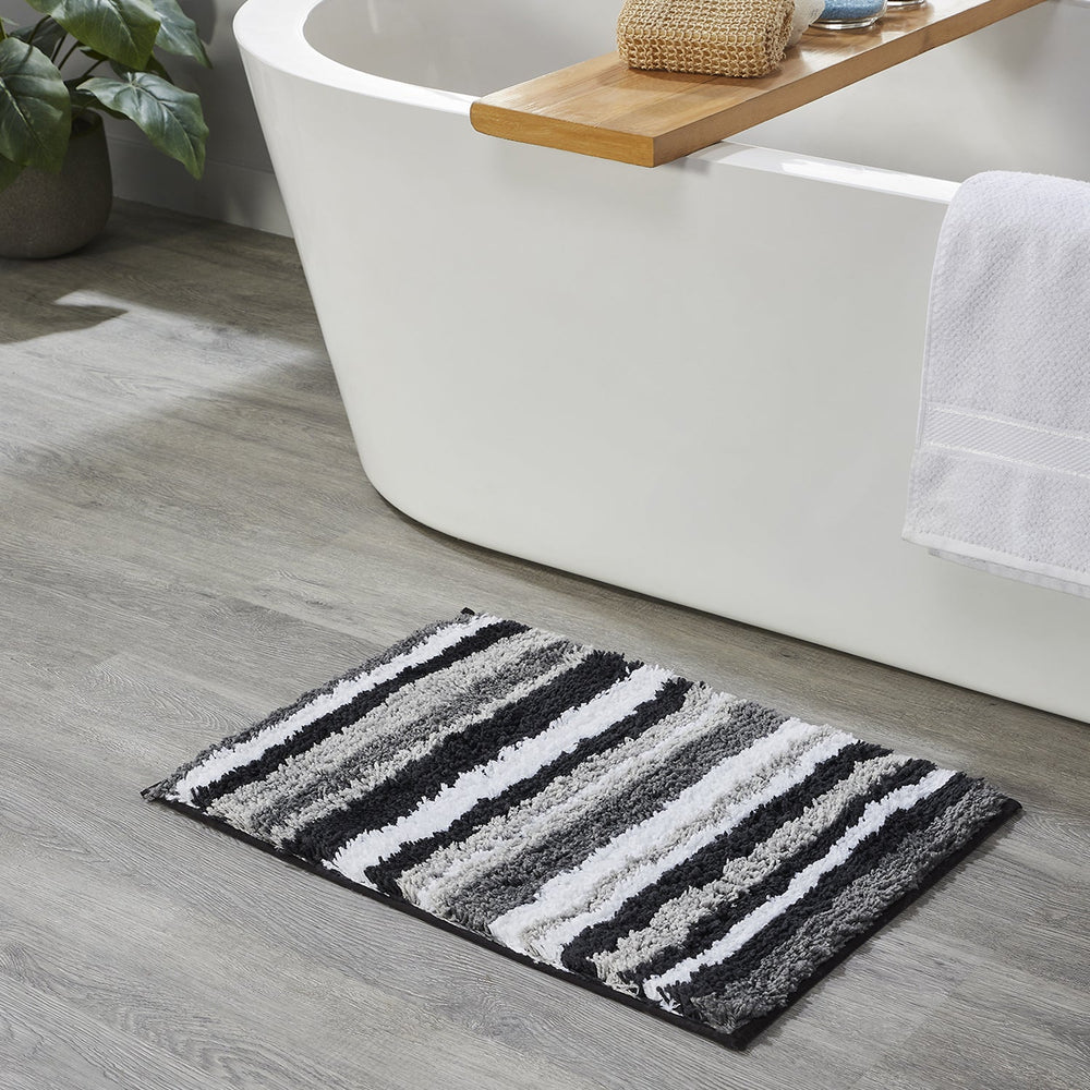 
                      
                        Griffie Durable Polyester with Non-Slip TPR Backing Tufted Design Bath Rug
                      
                    