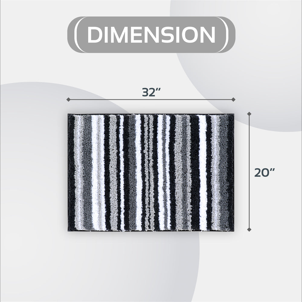 
                      
                        Griffie Durable Polyester with Non-Slip TPR Backing Tufted Design Bath Rug
                      
                    