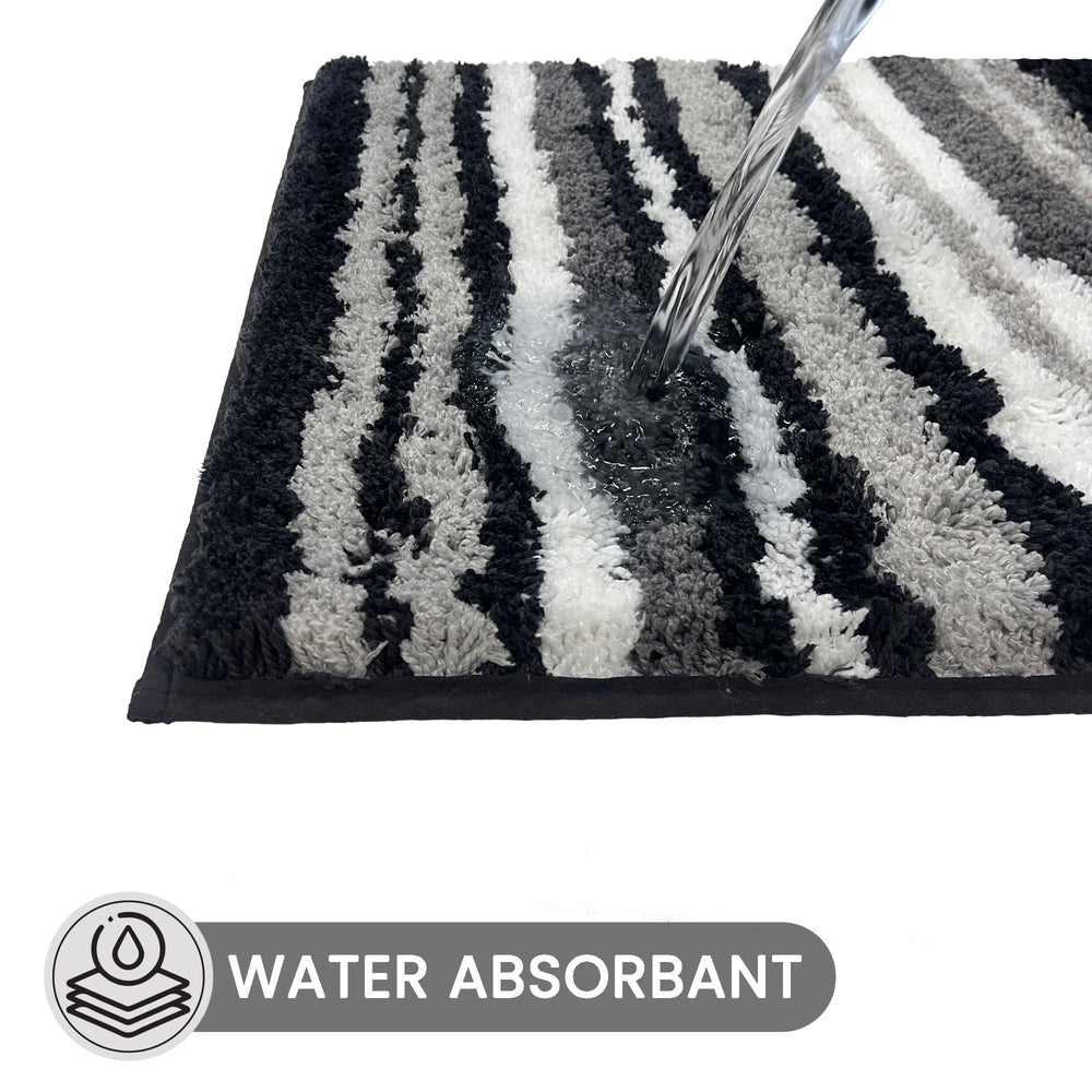 
                      
                        Griffie Durable Polyester with Non-Slip TPR Backing Tufted Design Bath Rug
                      
                    