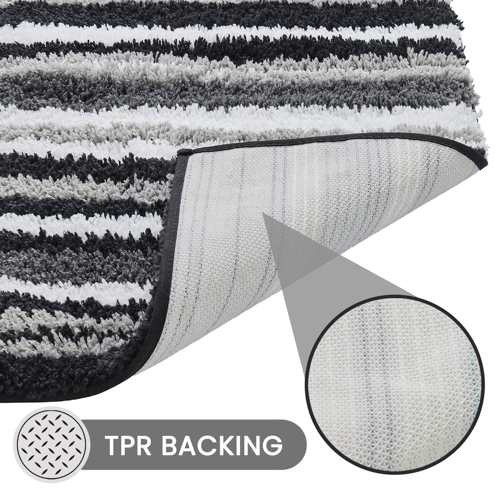 
                      
                        Griffie Durable Polyester with Non-Slip TPR Backing Tufted Design Bath Rug
                      
                    
