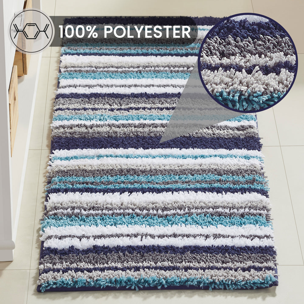 
                      
                        Griffie Durable Polyester with Non-Slip TPR Backing Tufted Design Bath Rug
                      
                    