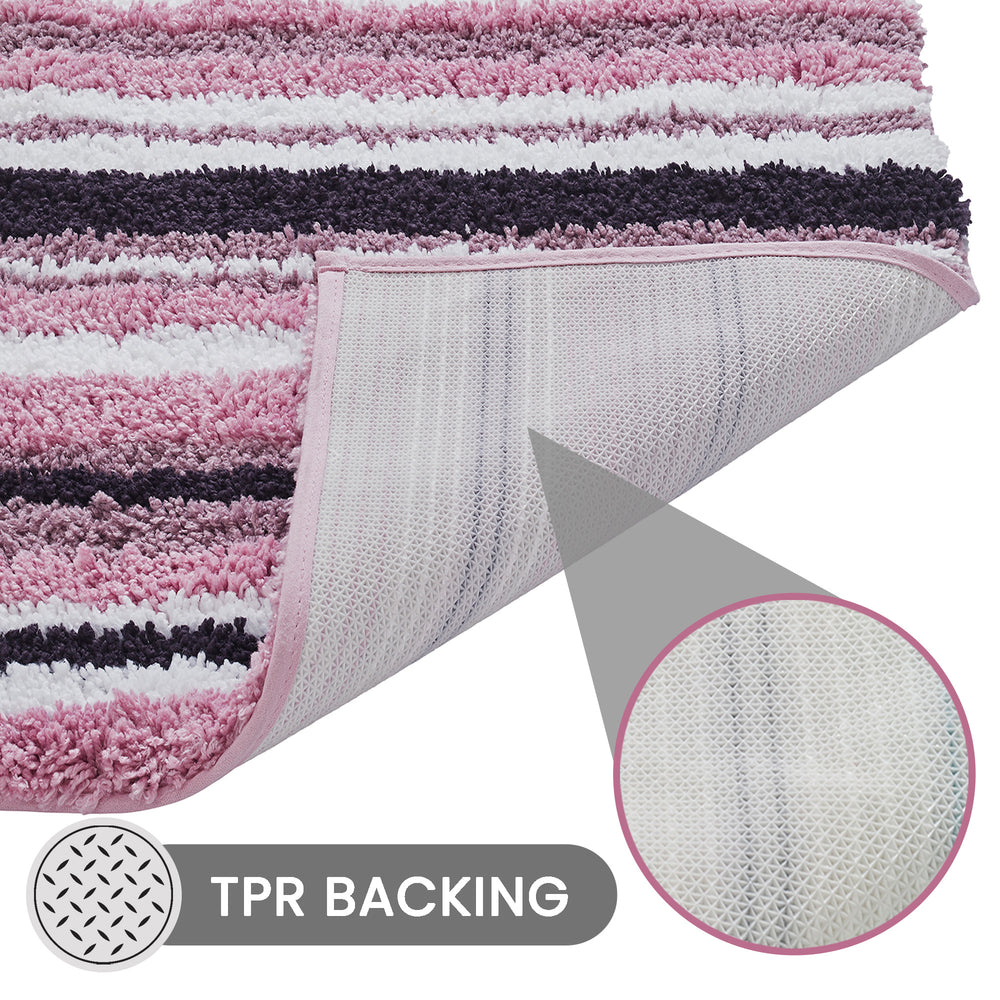 
                      
                        Griffie Durable Polyester with Non-Slip TPR Backing Tufted Design Bath Rug
                      
                    