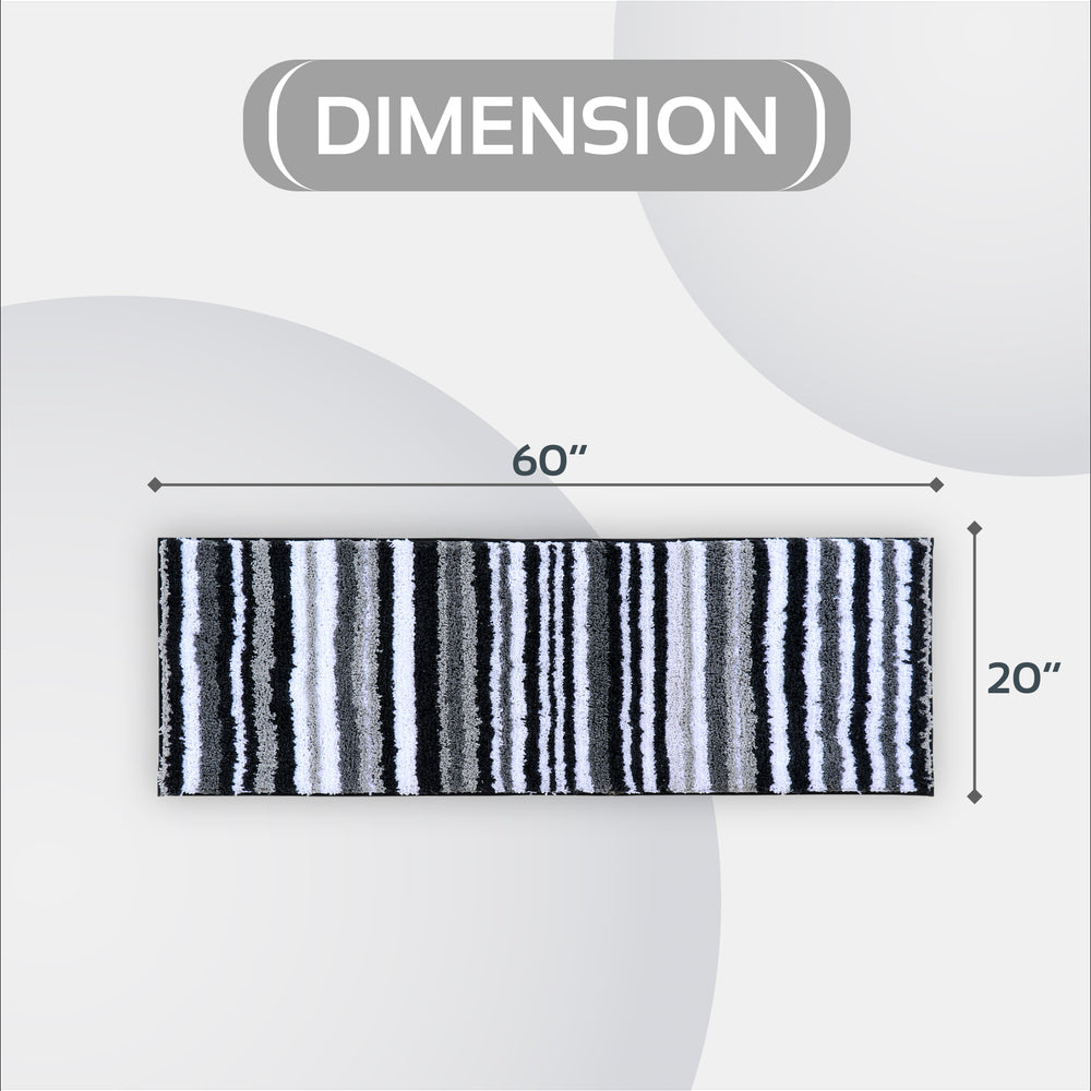 
                      
                        Griffie Durable Polyester with Non-Slip TPR Backing Tufted Design Bath Rug
                      
                    