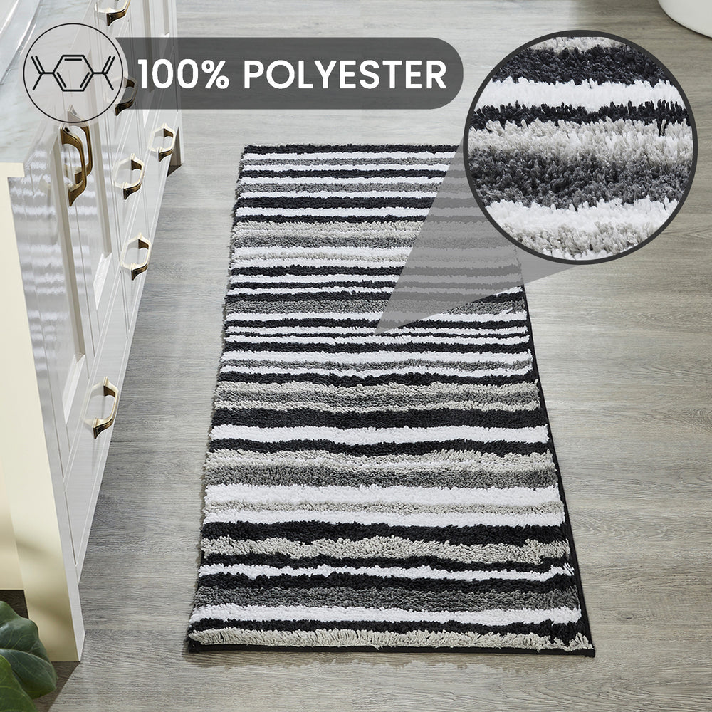 
                      
                        Griffie Durable Polyester with Non-Slip TPR Backing Tufted Design Bath Rug
                      
                    