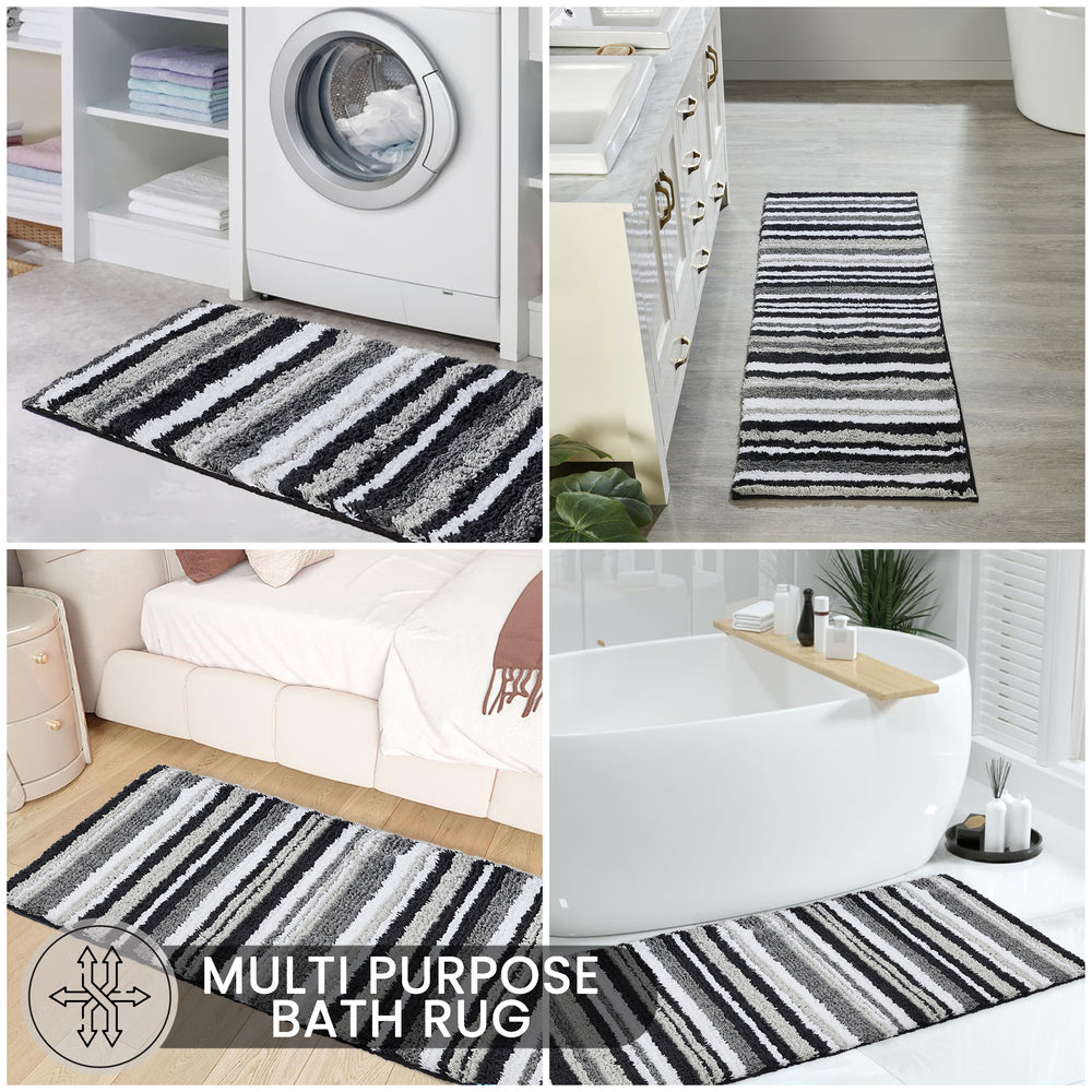 
                      
                        Griffie Durable Polyester with Non-Slip TPR Backing Tufted Design Bath Rug
                      
                    