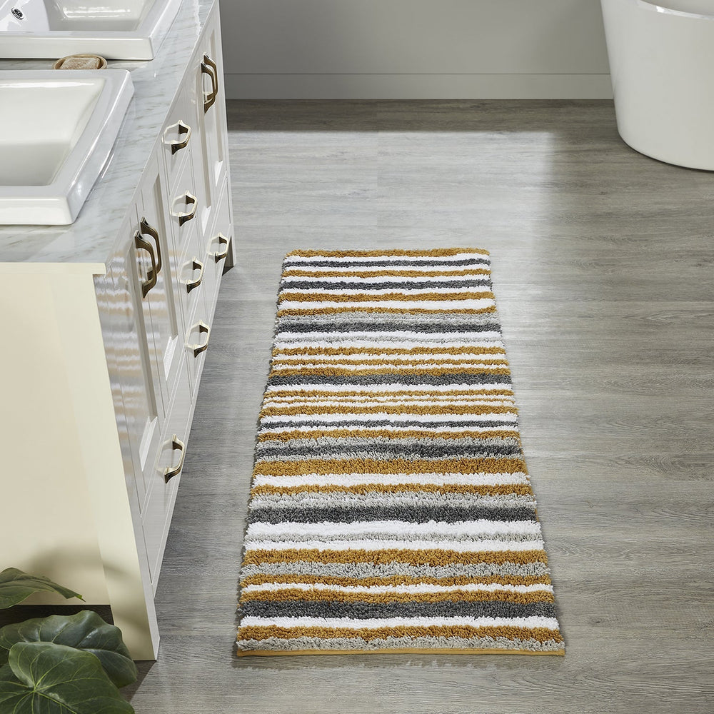 
                      
                        Griffie Durable Polyester with Non-Slip TPR Backing Tufted Design Bath Rug
                      
                    