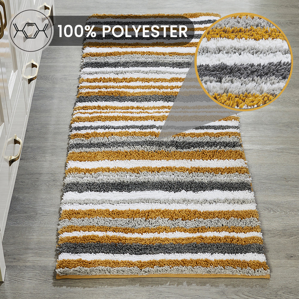 
                      
                        Griffie Durable Polyester with Non-Slip TPR Backing Tufted Design Bath Rug
                      
                    