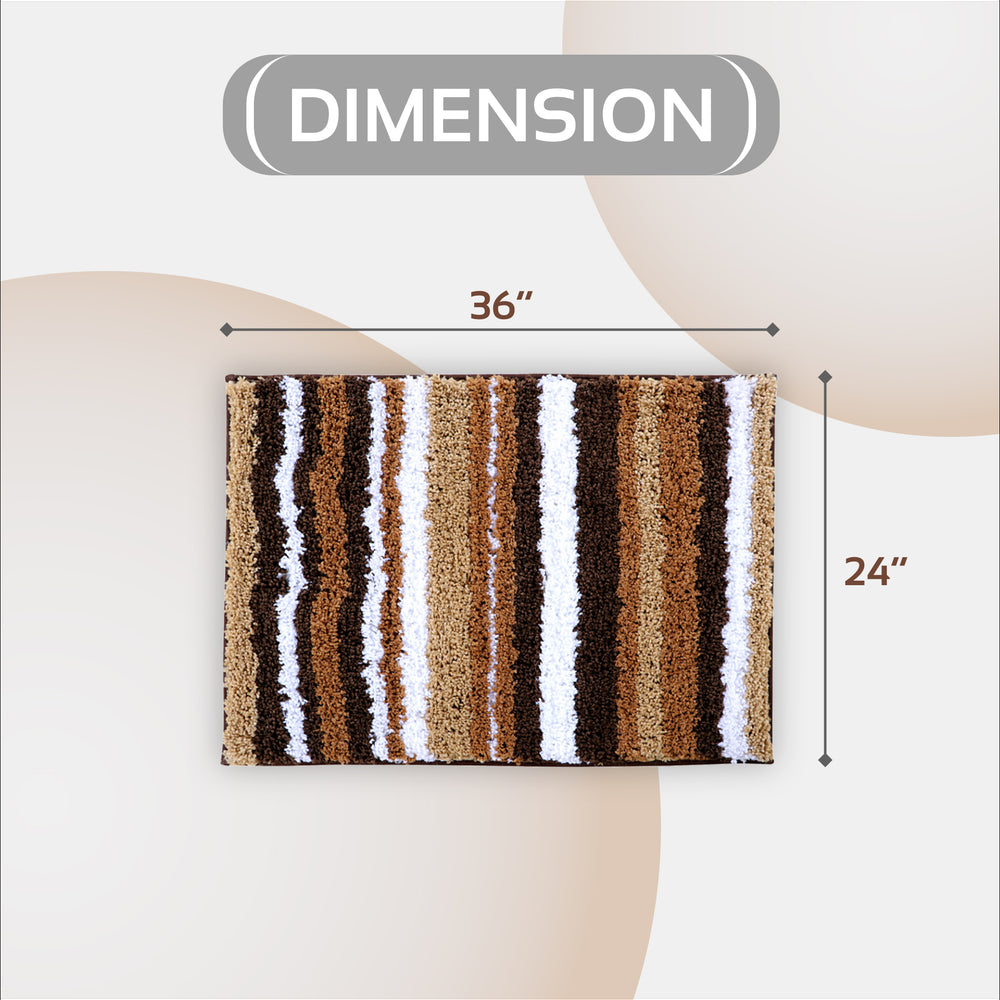 
                      
                        Griffie Durable Polyester with Non-Slip TPR Backing Tufted Design Bath Rug
                      
                    