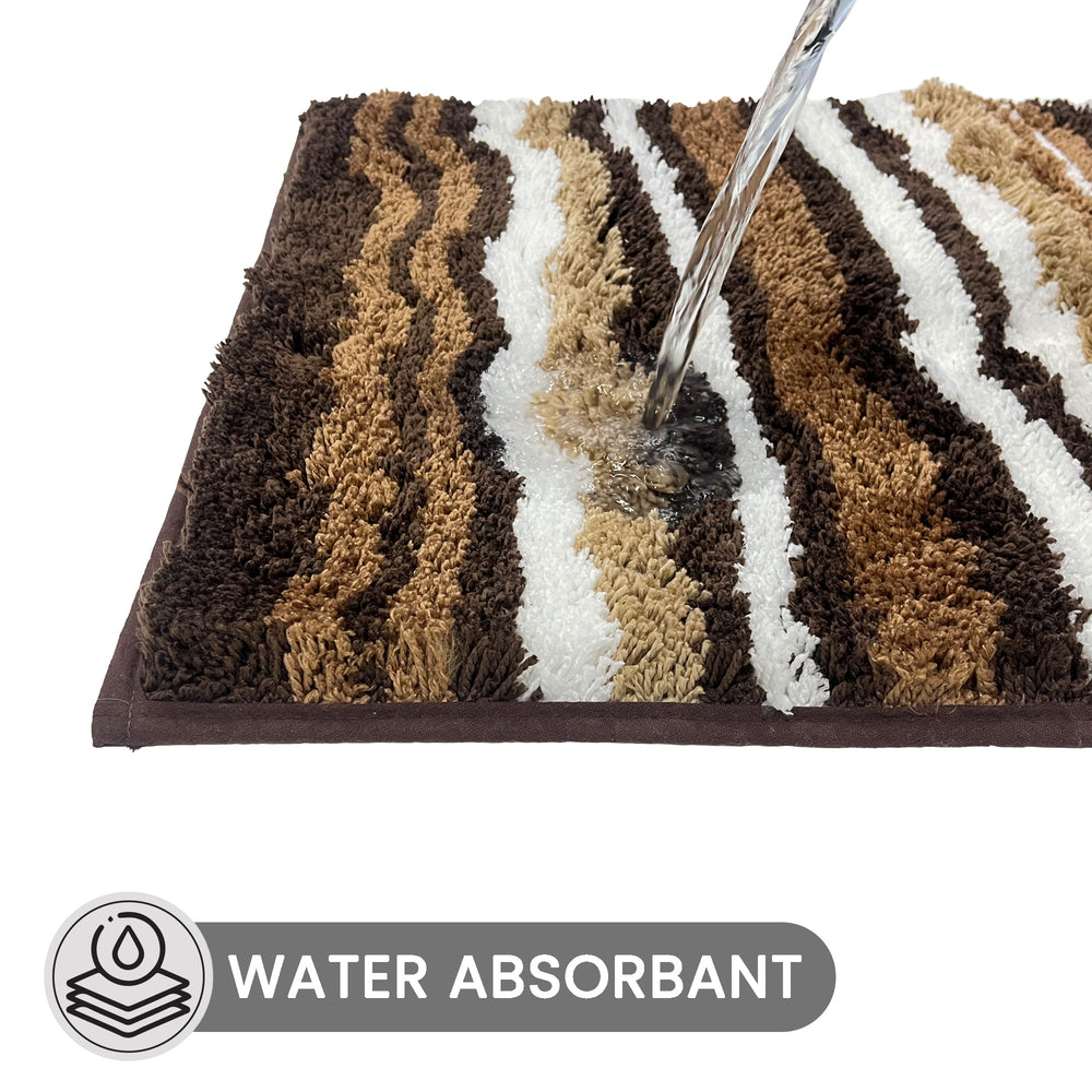 
                      
                        Griffie Durable Polyester with Non-Slip TPR Backing Tufted Design Bath Rug
                      
                    