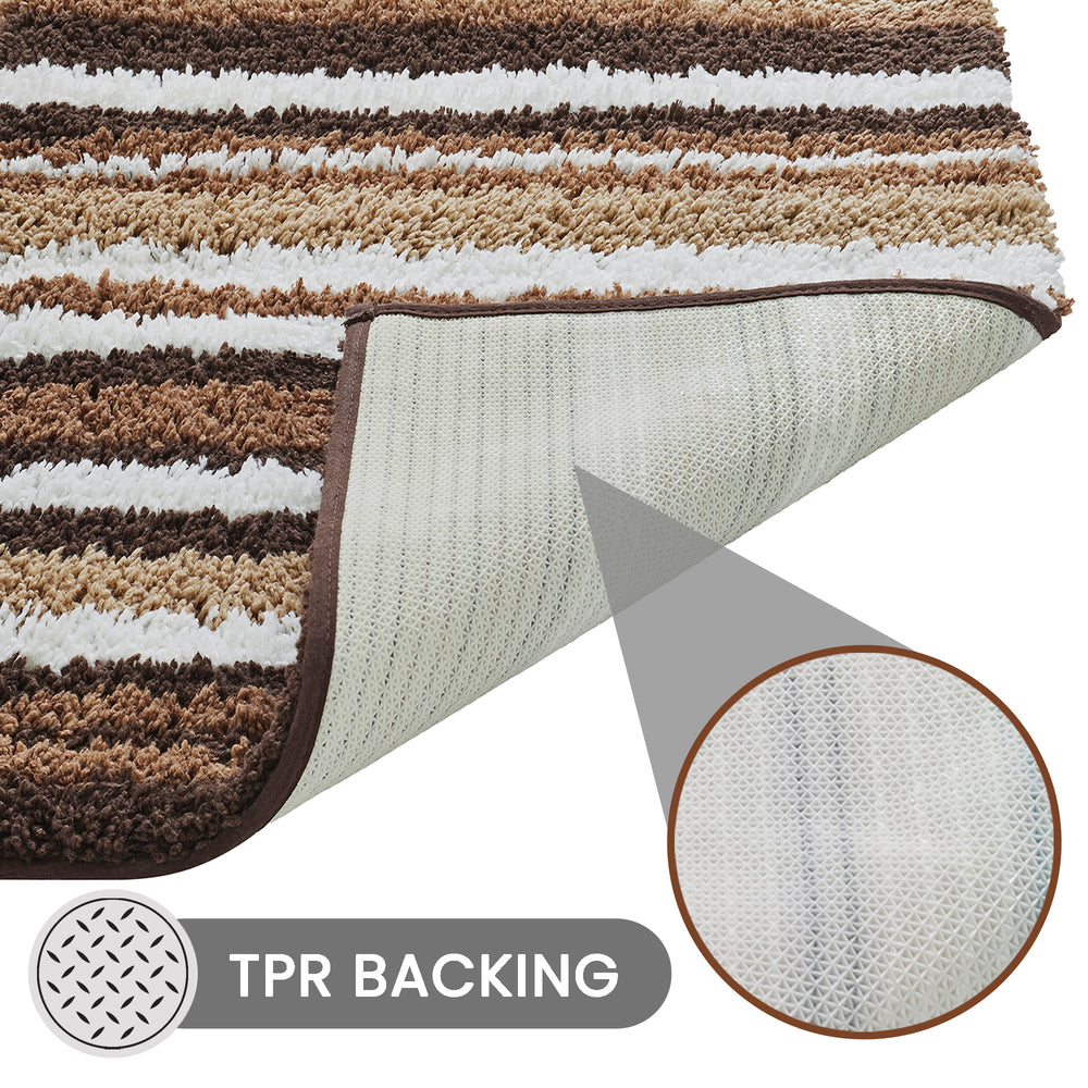 
                      
                        Griffie Durable Polyester with Non-Slip TPR Backing Tufted Design Bath Rug
                      
                    