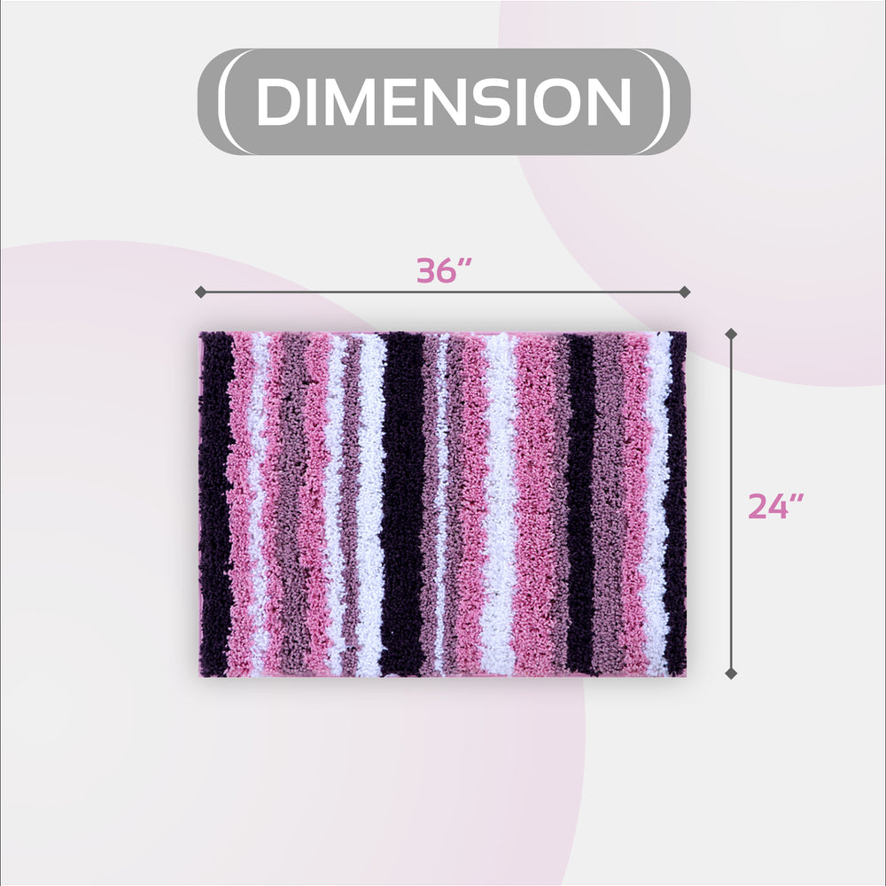 
                      
                        Griffie Durable Polyester with Non-Slip TPR Backing Tufted Design Bath Rug
                      
                    