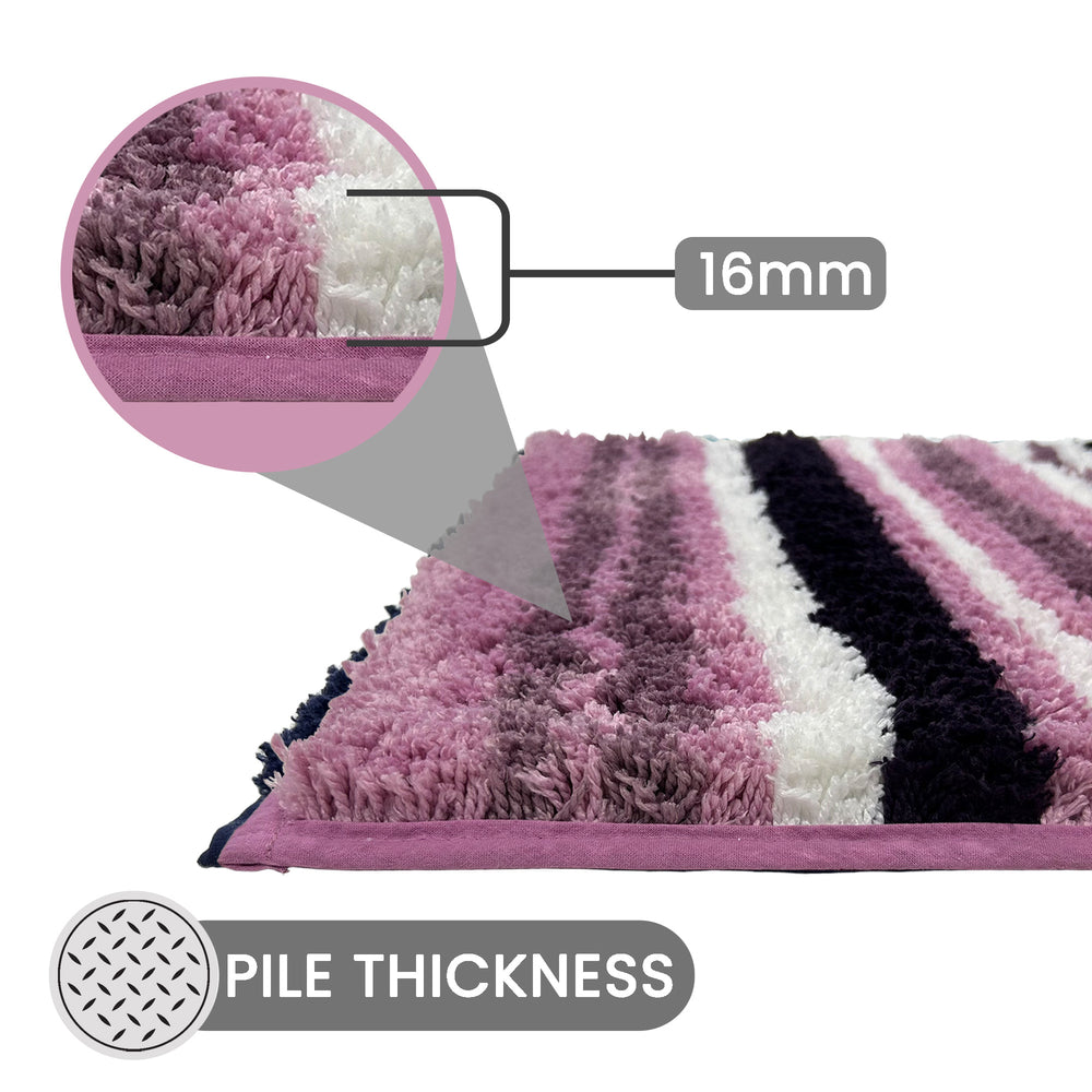 
                      
                        Griffie Durable Polyester with Non-Slip TPR Backing Tufted Design Bath Rug
                      
                    