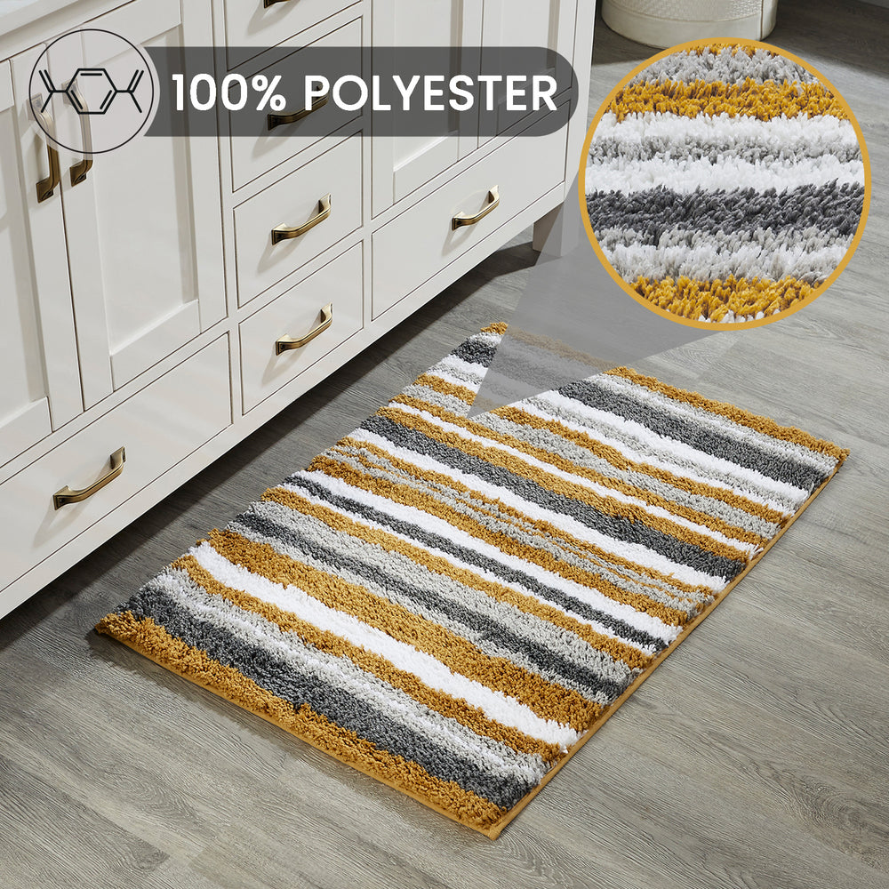
                      
                        Griffie Durable Polyester with Non-Slip TPR Backing Tufted Design Bath Rug
                      
                    