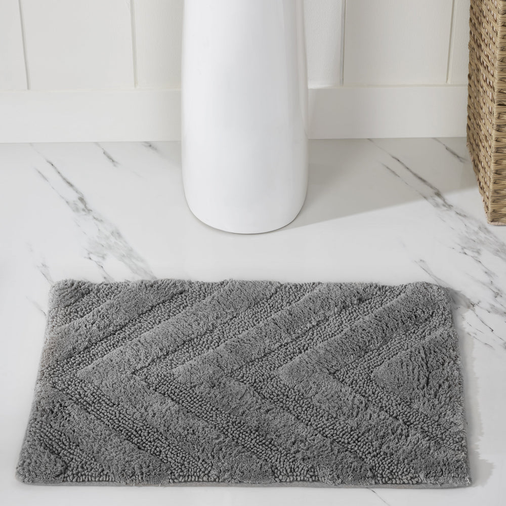 
                      
                        Hugo 100% Cotton Bathroom Rugs, Bath Mat Non-Slip Machine Washable
                      
                    