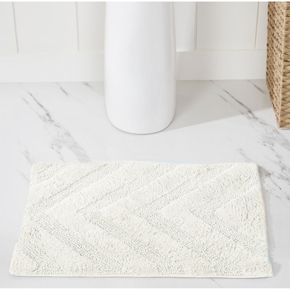 
                      
                        Hugo 100% Cotton Bathroom Rugs, Bath Mat Non-Slip Machine Washable
                      
                    