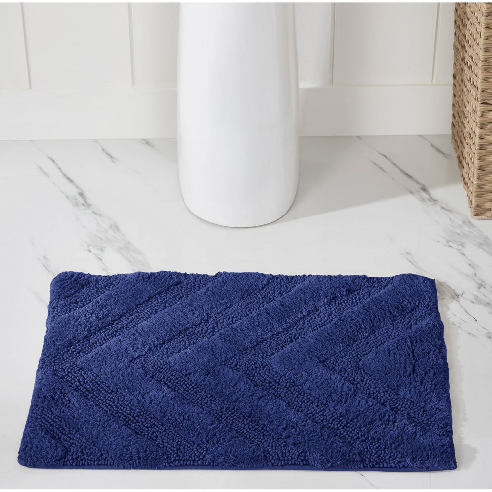 
                      
                        Hugo 100% Cotton Bathroom Rugs, Bath Mat Non-Slip Machine Washable
                      
                    