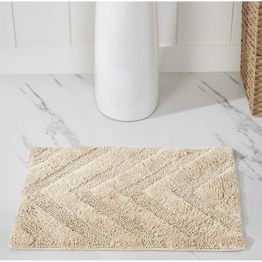 
                      
                        Hugo 100% Cotton Bathroom Rugs, Bath Mat Non-Slip Machine Washable
                      
                    