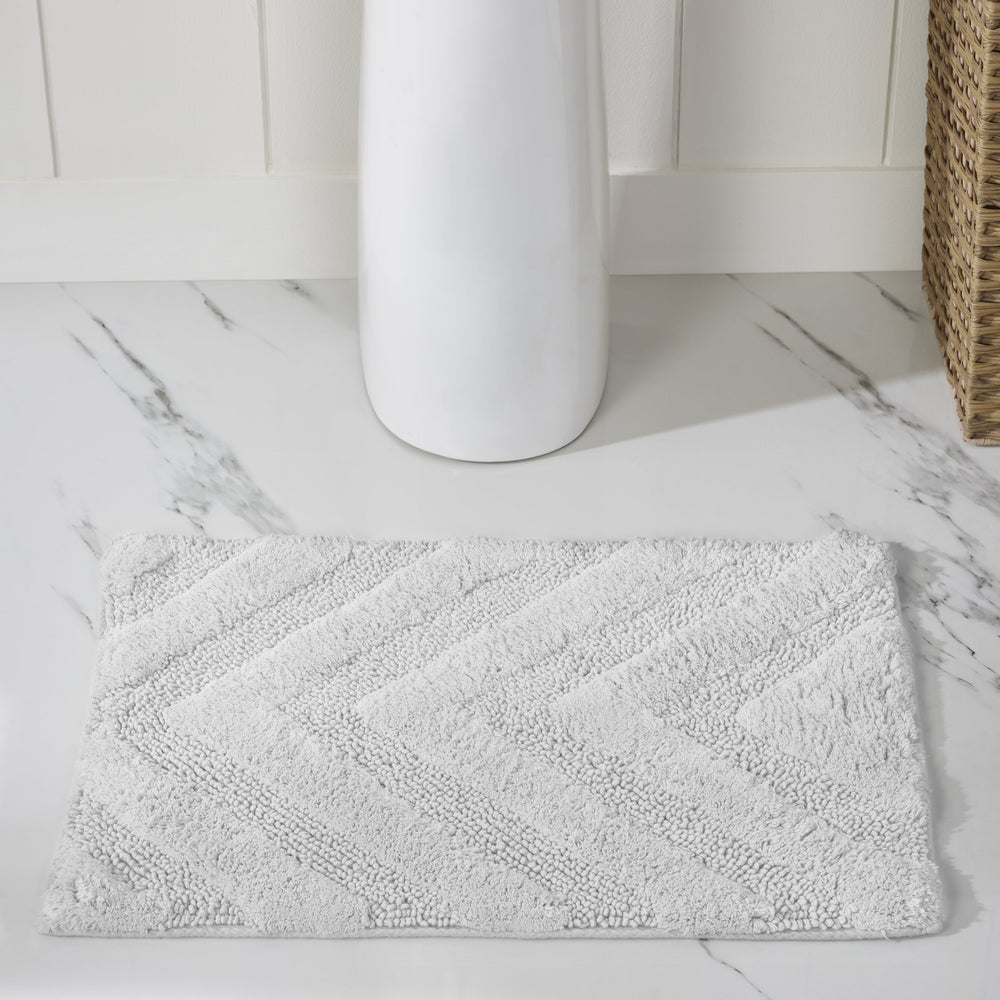 
                      
                        Hugo 100% Cotton Bathroom Rugs, Bath Mat Non-Slip Machine Washable
                      
                    