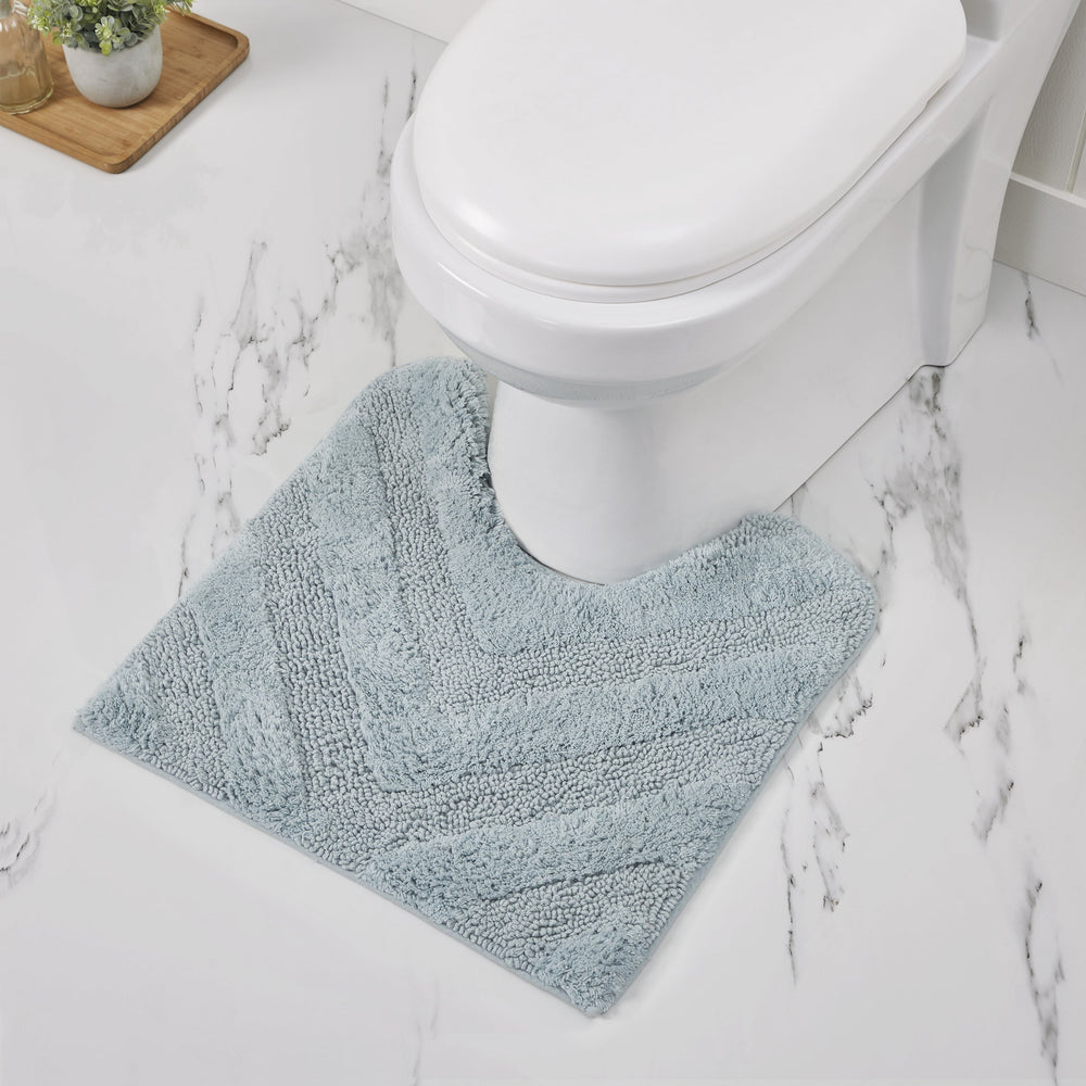 
                      
                        Hugo 100% Cotton Bathroom Rugs, Bath Mat Non-Slip Machine Washable
                      
                    