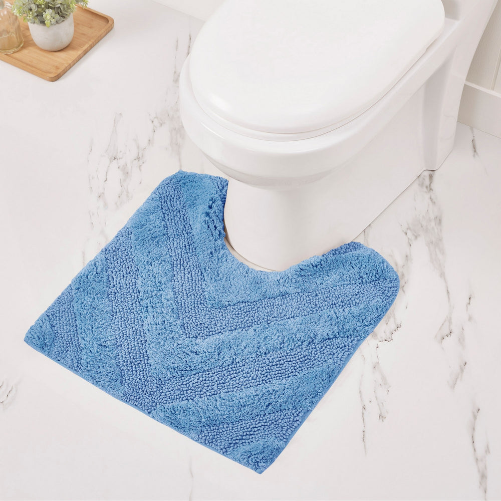 
                      
                        Hugo 100% Cotton Bathroom Rugs, Bath Mat Non-Slip Machine Washable
                      
                    