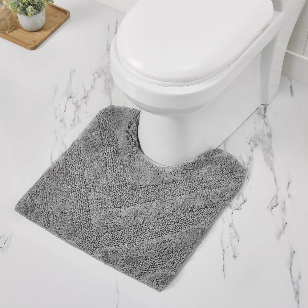 
                      
                        Hugo 100% Cotton Bathroom Rugs, Bath Mat Non-Slip Machine Washable
                      
                    