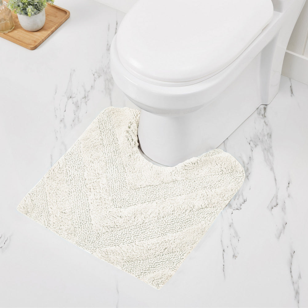 
                      
                        Hugo 100% Cotton Bathroom Rugs, Bath Mat Non-Slip Machine Washable
                      
                    