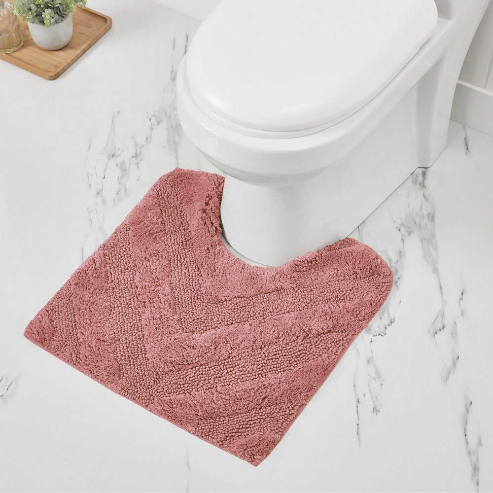 
                      
                        Hugo 100% Cotton Bathroom Rugs, Bath Mat Non-Slip Machine Washable
                      
                    